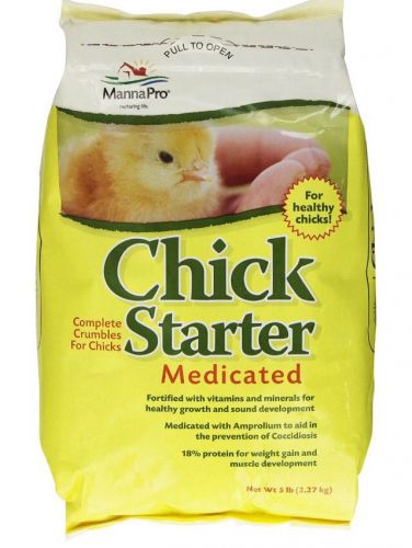 Manna Pro 0010553236 Chick Starter Feed, 5-Pound