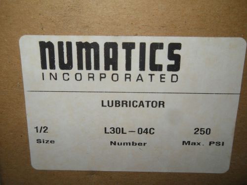 (D1) 1 NIB NUMATICS L30L-04C LUBRICATOR