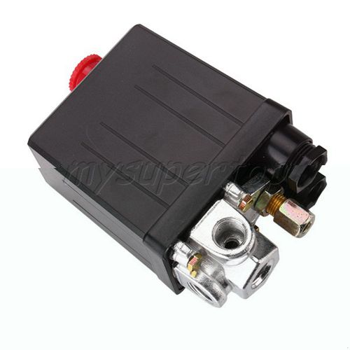 Multihole air compressor pressure valve 175 psi 240v 16a control switch red knob for sale