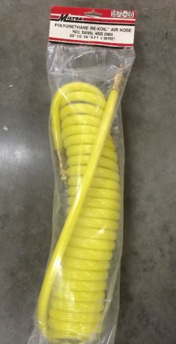 Milton 1672-20 polyurethane re-koil air hose full swivel hose ends for sale