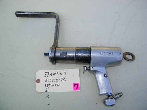 STANLEY -NUTRUNNER - WRENCH -A40SB2-4F2, 335 RPM -1/2&#034;, WITH TORQUE BAR-USED