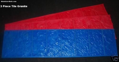 3 cut stone brick border decorative concrete stamps mat for sale