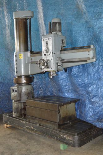 5&#039;14&#034; caser &#034;f50-1600&#034; radial drill - #27297 for sale