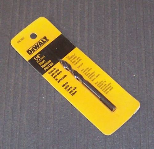 DeWALT DW1807 1/4&#034; High Speed Steel 3&#034; Short Replacement Pilot Bit