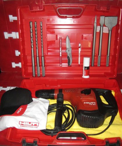 Hilti te 50 hammer drill,free bits &amp; chisels, mint cond,l@@k, fast shipping for sale