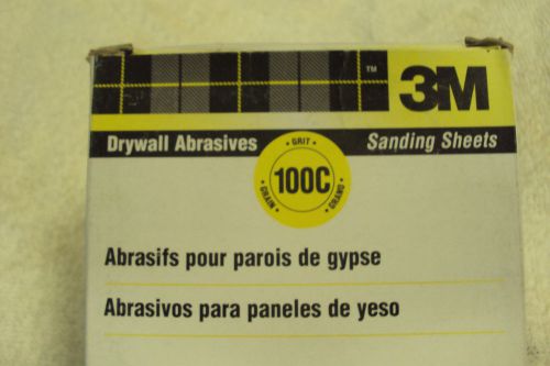 100 Pcs. 100 Grit 3M Drywall Sandpaper Sheets