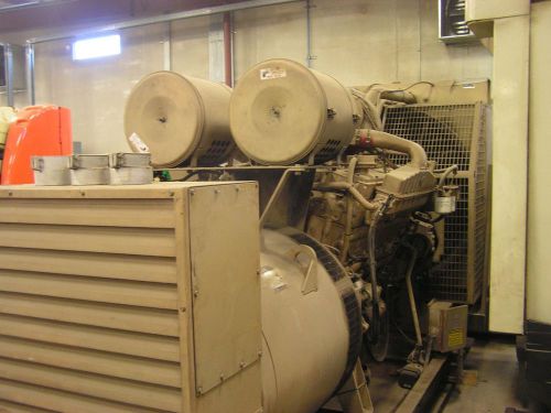 600 kw cummins generator set 750 kva 480/277 3 phase deisel 1181 hours for sale