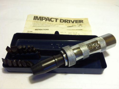 JET IMPACT DRIVER PN# ID-3813, COMPLETE WITH 13 BITS