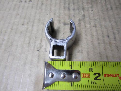 Snap on too us made 1/2 dr 7/8&#034; deep crowfoot flare nut wrench mechanic tool for sale
