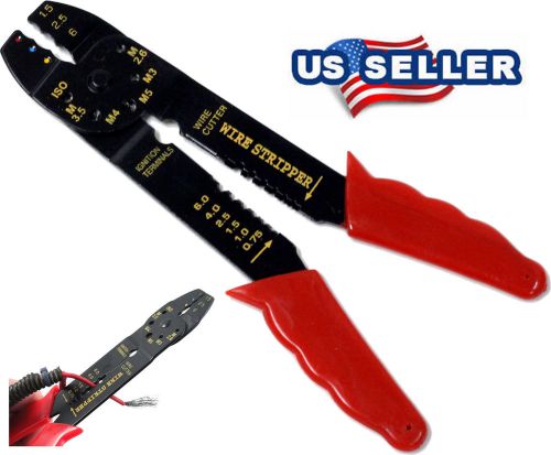 8 INCH CRIMPING TOOL WIRE STRIPPER CUTTER CABLES TOOL HAND BOLT CUTTER
