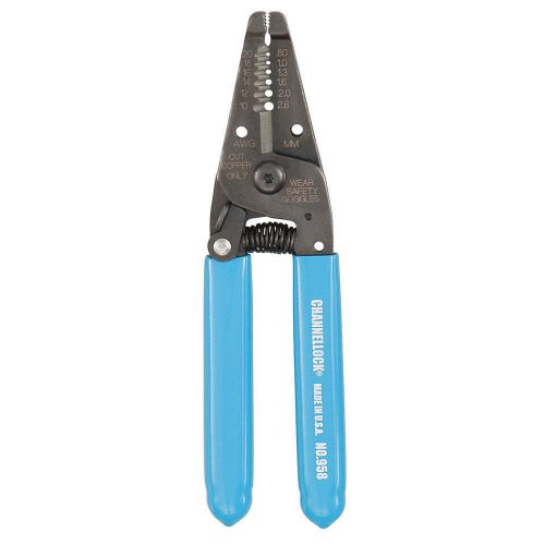Wire Stripper, 20 to 10 AWG, 6-1/4 In 958