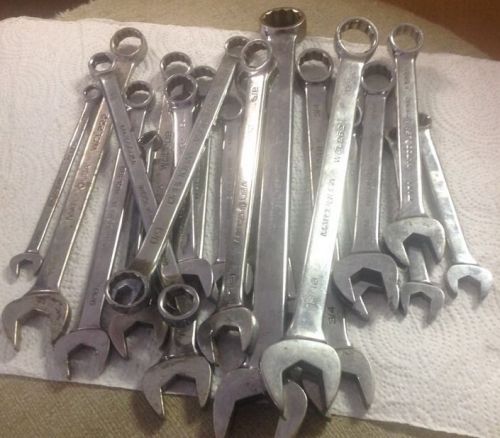 matco boxed an open end  metric and stander  20 pc mixed