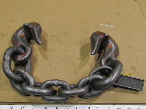 2&#039; 5/8&#034; 80 grade chain grab hook each end 20300# wll for sale