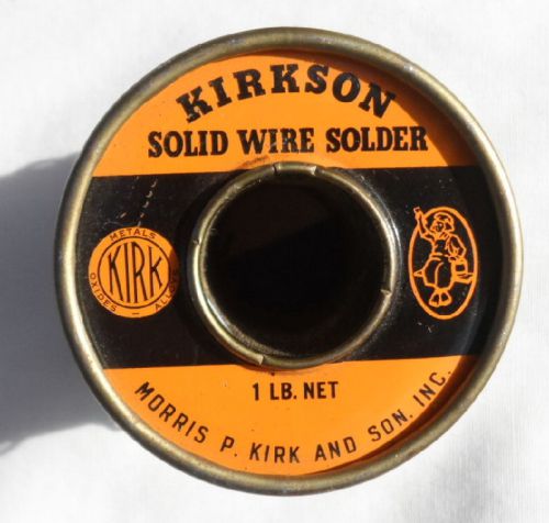 1LB Kirkson Solder .032 Diameter 50-50 Made in USA
