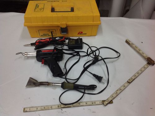 (3) 120v soldering irons,  2 x weller wps18mp, 8200,  radio shack 64-2067c wcase for sale