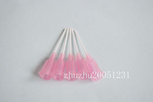 150 pcs 1&#034;   20Ga  Pink  PP Blunt flexible Syringe needle tips