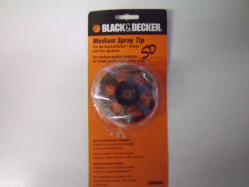 BLACK &amp; DECKER C800643 SPRAY MEDIUM TIP / PLUS OR DELUXE SPRAYERS C800643 (NEW)
