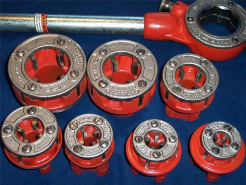 Ridgid 11-r ratcheting pipe threading set fits 600 690 power drive 1/8&#034; - 1 1/4&#034; for sale