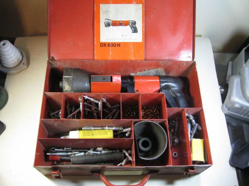 Hilti DX 600 N with extras