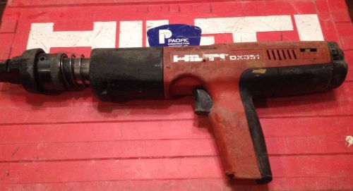 Hilti DX 351 - Working .27 Cal Powder Actuated Nail Gun in Carry Case #3