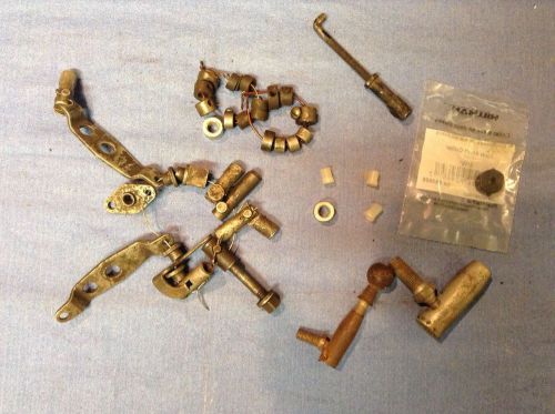 (Lot705)Antique hit miss engine carburetor linkage parts Lot