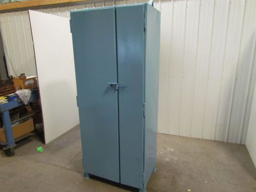 2 door 4 shelf industrial tool storage parts organizer cabinet 23x36x84&#034; for sale