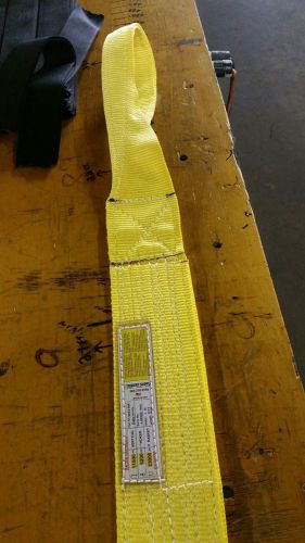 4&#034; x 20&#039; 2-ply lifting / tow strap synthetic web slings for sale