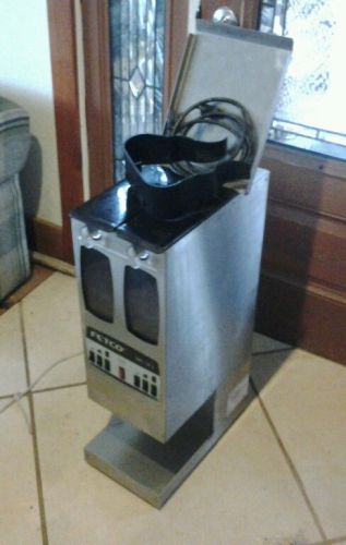 Fetco gr-2.3 commercial coffee grinder two bin