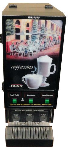 Bunn fmd-3 powder cappuccino hot chocolate machine 3 flavors for sale