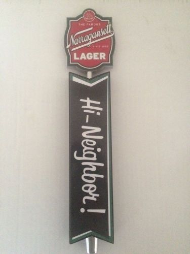 Narragansett Beer Tap Handle