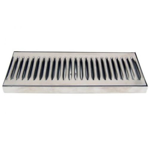 12&#034; countertop drip tray - stainless steel - catches draft beer spills &amp; leaks! for sale
