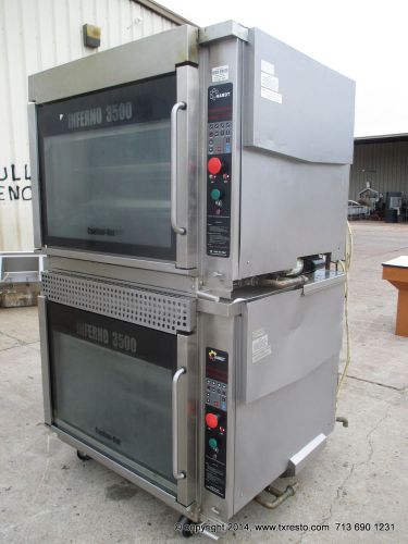 Hardt gas double stack chicken rotisserie oven 3500 . mfg 2009 for sale