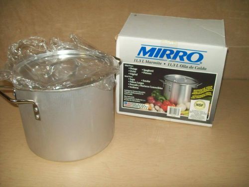 Mirro 12 Quart Stock Pot~Aluminum~NSF~Canning~Rustproof~#H6