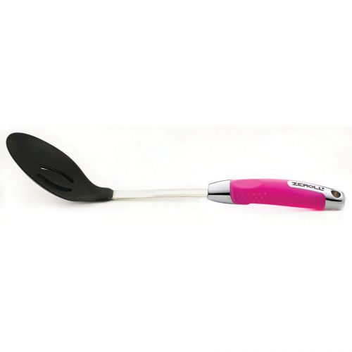 The zeroll co. ussentials silicone slotted serving spoon pink flamingo for sale