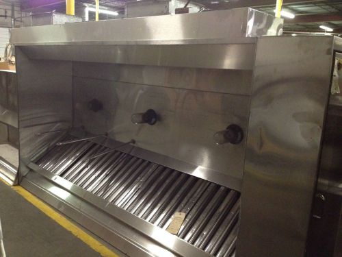 Captive aire grease hood with both fans (no fire suppression) for sale