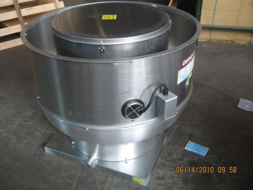 Centrifugal direct drive upblast fan 600-2100cfm, captive-aire du50, exhaust fan for sale