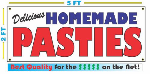 HOMEMADE PASTIES BANNER Sign NEW Larger Size Best Quality for the $$$ BAKERY