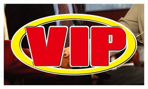 bb748 VIP Only Display Banner Sign