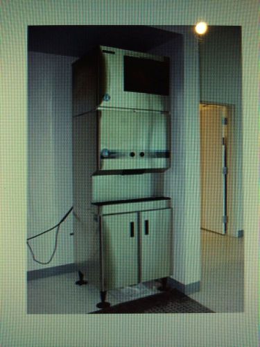 Hoshizaki Ice Machine with Ice Maker, Ice Dispenser and Cabinet Stand