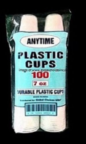 Disposable 7oz Plastic Translucent  Cups 1200 Count LIQUORS/BARS/RETAIL STORES