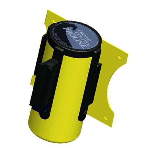 Pro line wall mount retractable belt - yellow unit for sale