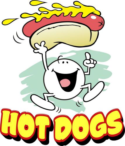 Hot Dogs Decal 10&#034; Concession Stand Restaurant Food Truck Vinyl Menu Sticker