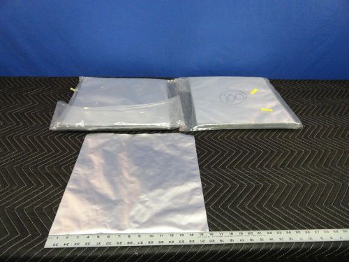Lot of 194  esd moisture vacuum sealing bags metal foil  15x15   bb43 for sale