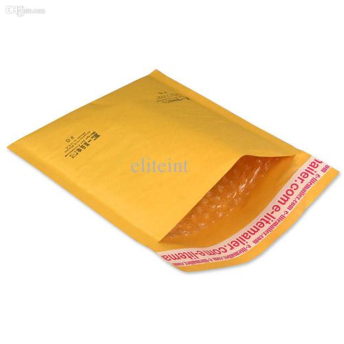 UPS Free shipping 100 pcs #0 6.5&#034;x 10&#034; PREMIUM US MADE BUBBLE MAILER PADDED