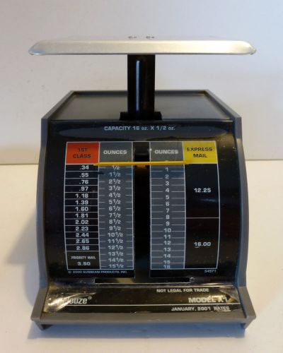Pelouze X1 Mechanical Postal Scale 1 lb. with documentation
