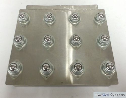 Shipping weight scale ball rollers metal platform 14&#034;x13&#034; accessory for sale