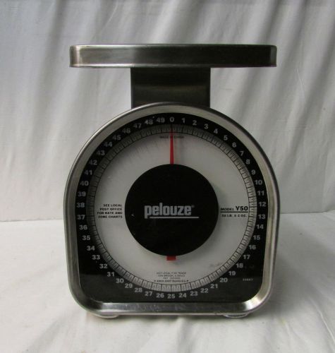 Pelouse Post Office Scale Model Y 50 ~ Calibrated  0- 50 Pounds