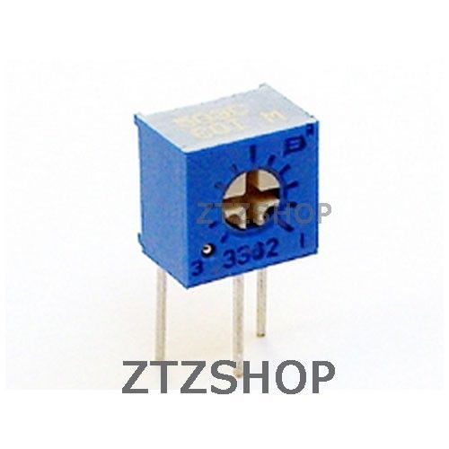 1 x 1K Ohm Cermet Potentiometer 1 Turn 3362 3362W - ZTZSHOP - Free Shipping