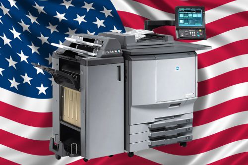 Konica Minolta bizhub Pro C5501 Color Copier Printer Scanner Staple Finisher