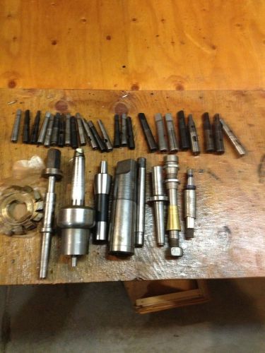 LOT OF MACHINIST TOOLS SIDE CUTTER COLLETS MISC